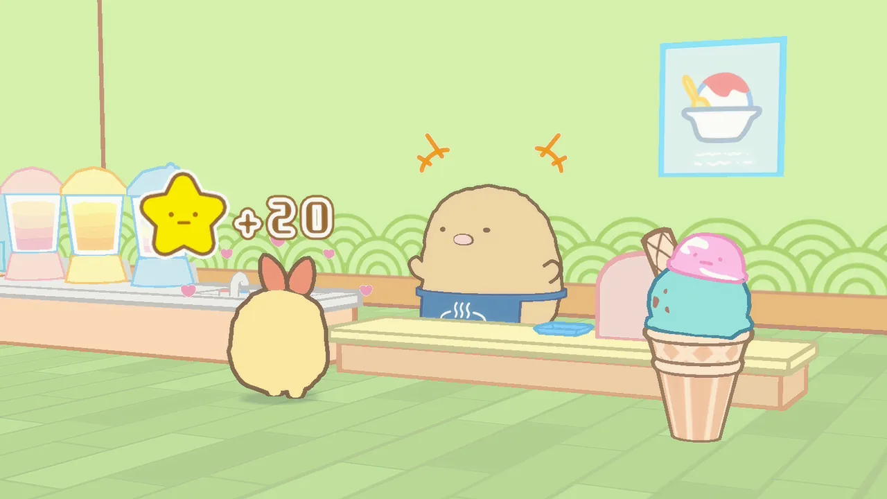 新しくできたかき氷の売店