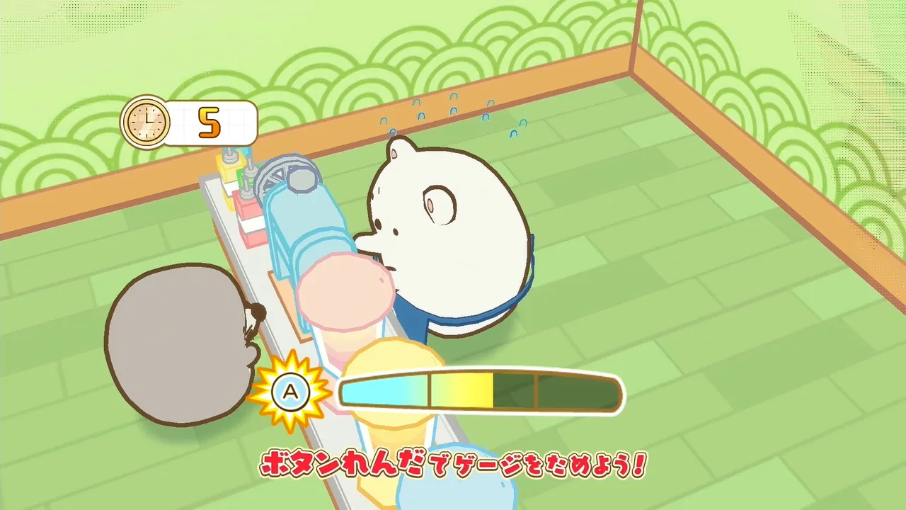 かき氷を作るプチゲーム