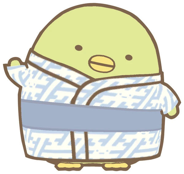 ゆかたを着たぺんぎん?