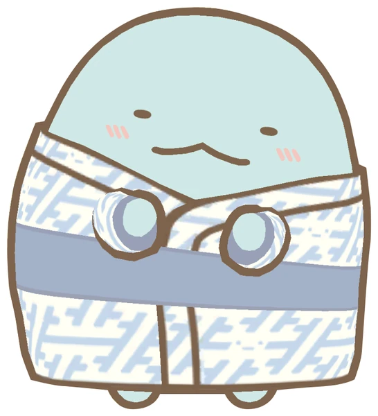 ゆかたを着たとかげ