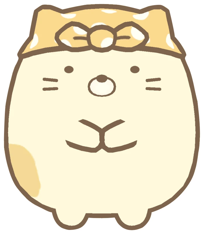 タオルターバンを巻いたねこ